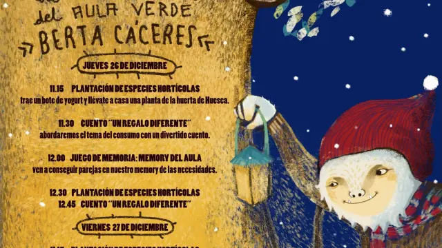 El Aula Verde de Huesca propone unas fiestas más sostenibles
