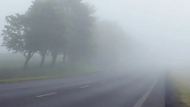 La niebla condiciona la circulación en varios tramos de carreteras de Huesca