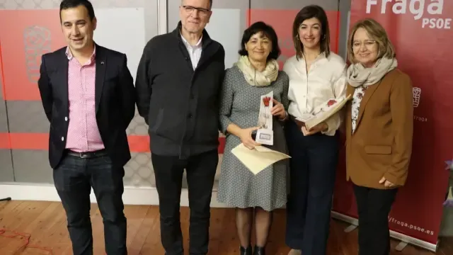 El PSOE de Fraga distingue a María Ángeles Aragón y Patricia Millanes