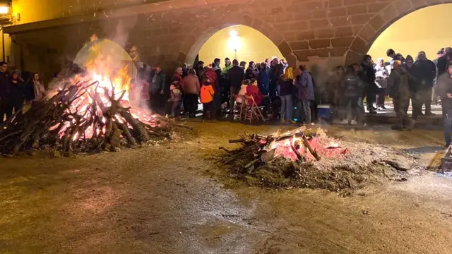 Tradición al calor del fuego en la Hoya de Huesca