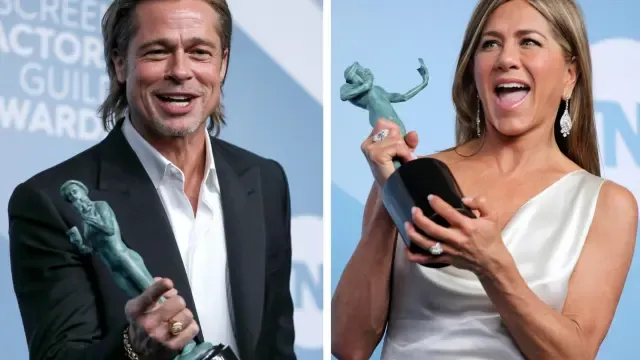 Brad Pitt y Jennifer Aniston acaparan el protagonismo en los premios del Sindicato de Actores (SAG)