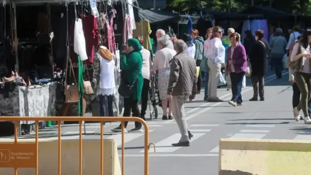 Los ambulantes de Huesca, a la espera de revelar su ubicación final para el mercadillo