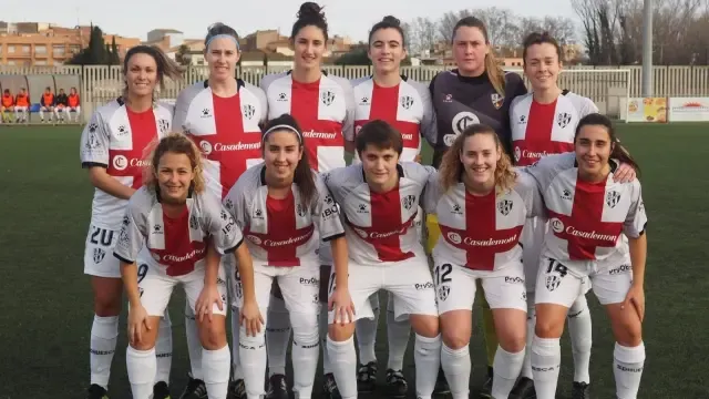 El Huesca femenino saca un luchado empate ante el Sant Pere Pescador