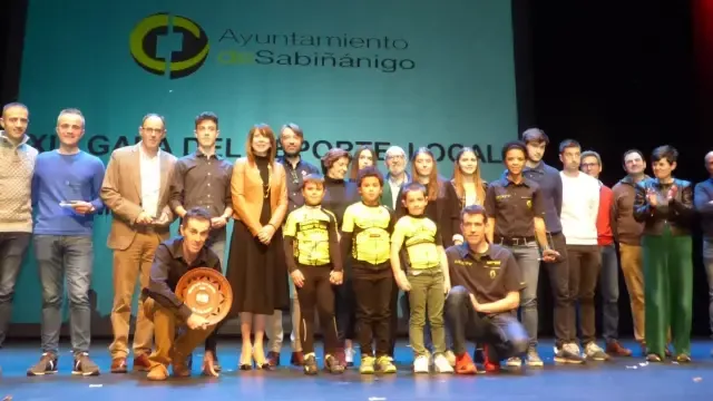 Jorge Arcas y Ruth Larrosa, los mejores deportistas en Sabiñánigo