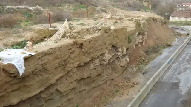 El yacimiento de Barbastro se cubrirá con geotextil y arena