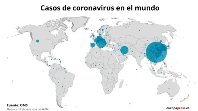 El coronavirus supera las 128.000 personas contagiadas y suma más de 4.700 muertos