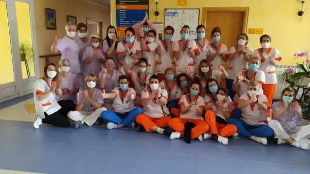 Las trabajadoras de la Residencia Monegros de Grañén prorrogan su confinamiento voluntario