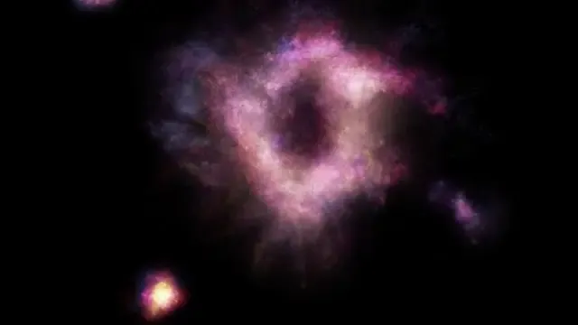 Astrónomos captan la imagen de un "anillo de fuego cósmico"