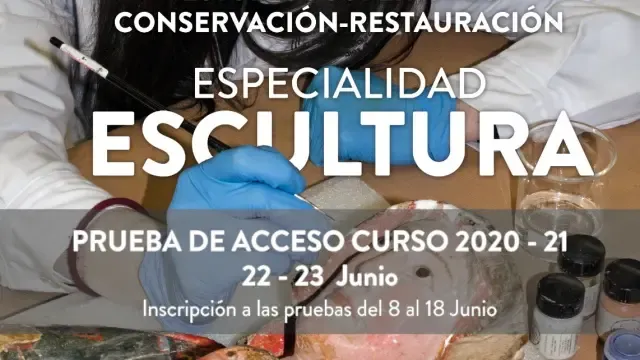 La Escuela de Conservación y Restauración de Huesca abre el periodo de inscripción