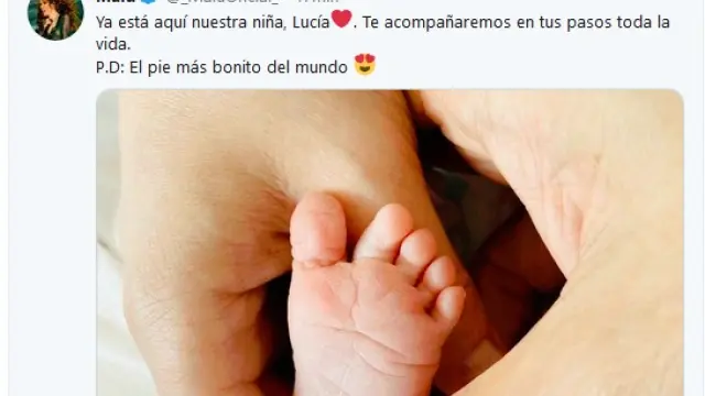 Malú y Albert Rivera anuncian el macimiento de su hija Lucía
