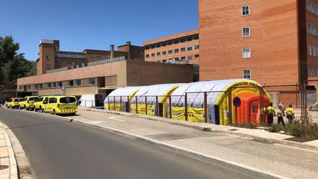 Instalan un hospital de campaña en Lérida para dar respuesta a nuevos brotes
