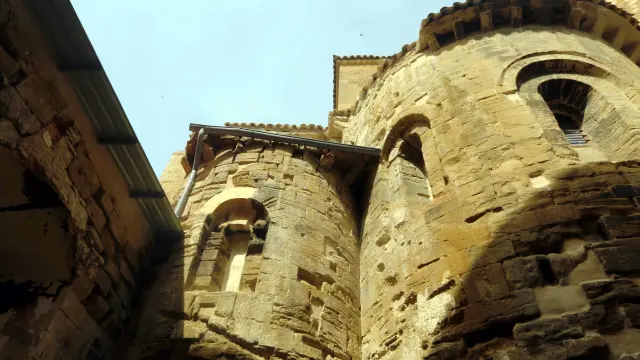 Piedra Casbi realizará la recuperación de la zona de los ábsides de San Pedro el Viejo de Huesca