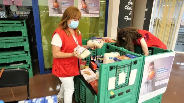 Huesca suma 5.132 kilos de alimentos a una campaña solidaria