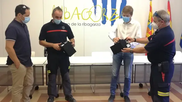 Ribagorza recibe de la Diputación dos generadores de ozono