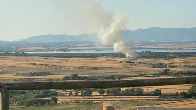 Calor sofocante tras una jornada con varios conatos de incendios en la provincia de Huesca