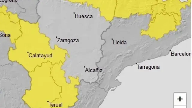 Se amplía el aviso amarillo por tormentas al Pirineo y sur de Aragón, este domingo