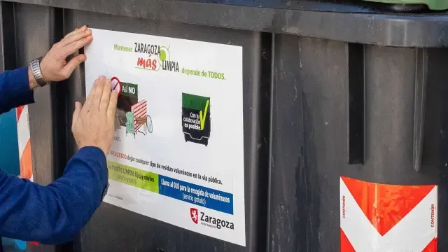 Campaña contra la acumulación de basura en Zaragoza