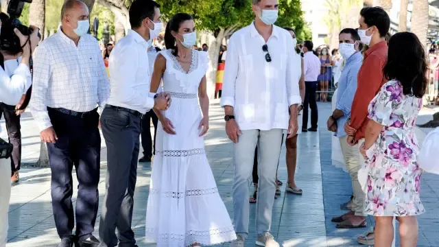 Ibiza ofrece una cálida despedida a los Reyes de Baleares