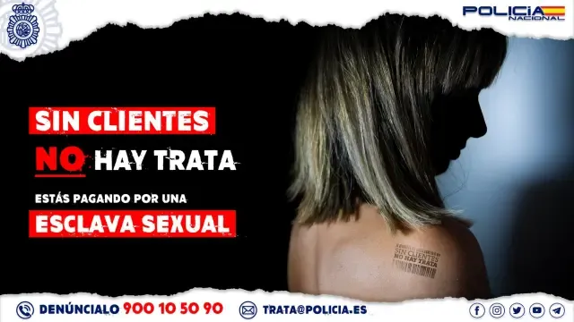 La Policía Nacional lanza un vídeo dirigido al consumidor de prostitución: "Si eres cliente, pagas su esclavitud"