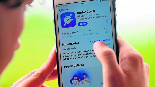 El 22,8 % de los aragoneses recurre a la app Radar Covid