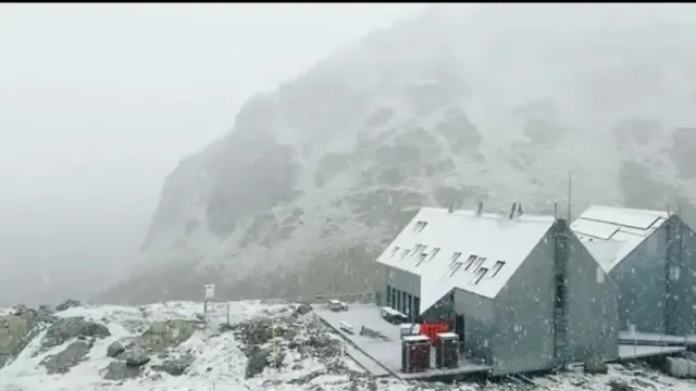 Las temperaturas descienden en Huesca y la cota de nieve baja este viernes hasta los 1.300 metros