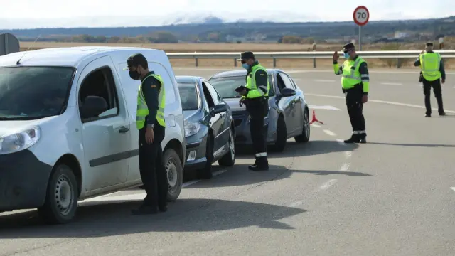 Siguen con los controles en las proximidades de Huesca por el confinamiento perimetral