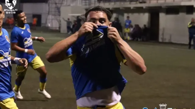 El oscense Pablo Gállego, jugador del Managua, máximo goleador español del mundo