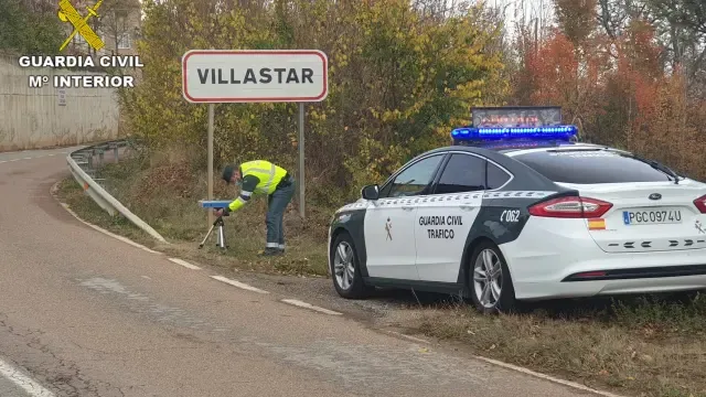 La Guardia Civil de Tráfico de Teruel investiga a un conductor por circular con gran exceso de velocidad por la Autovía A-23