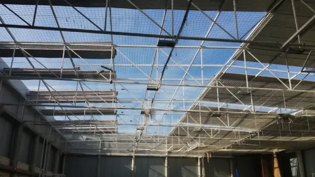 Boltaña inicia la mejora de la cubierta en su pabellón polideportivo