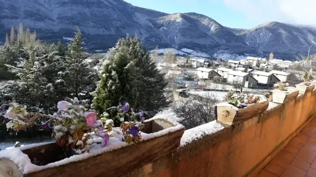 Huesca, en aviso naranja por nevadas de hasta 20 centímetros por encima de los 800 metros