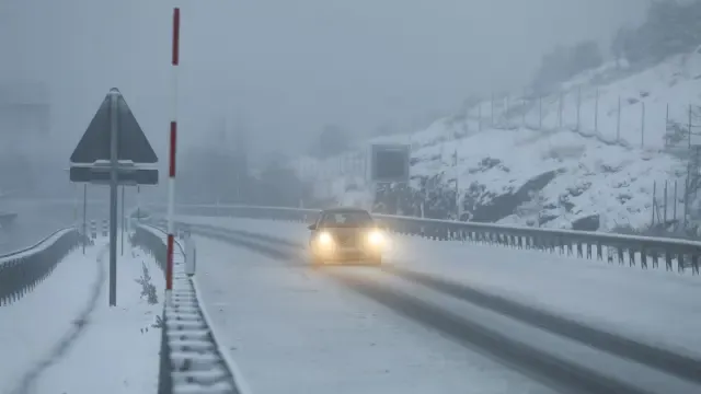 El frente vuelve a dejar nevadas abundantes en la zona norte de la provincia de Huesca