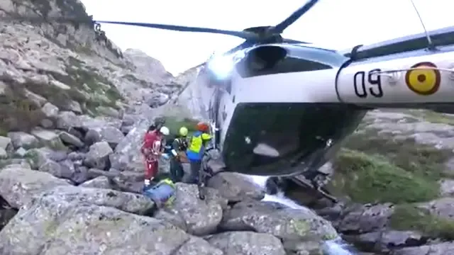 El perfil del rescatado en la montaña responde a una persona fuerte, con pocos conocimientos técnicos y sin experiencia