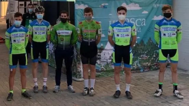 Cuarto puesto en ciclocross del cadete oscense Rafael López en Xátiva