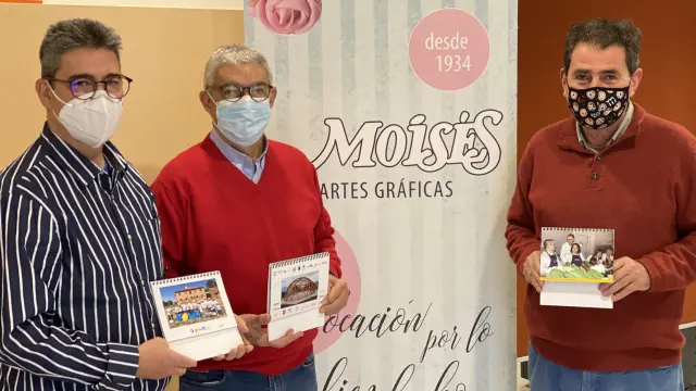 Down Huesca edita más de un millar de calendarios solidarios esta Navidad