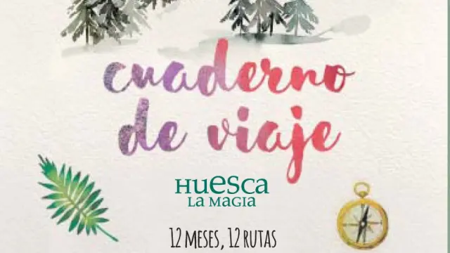 TuHuesca y Diario del Altoaragón regalan este domingo un cuaderno de viaje para vivir la magia de Huesca y participar en sorteos