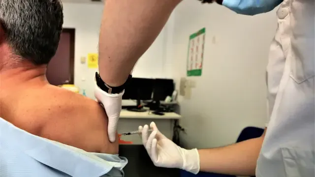 Vacunación en Huesca