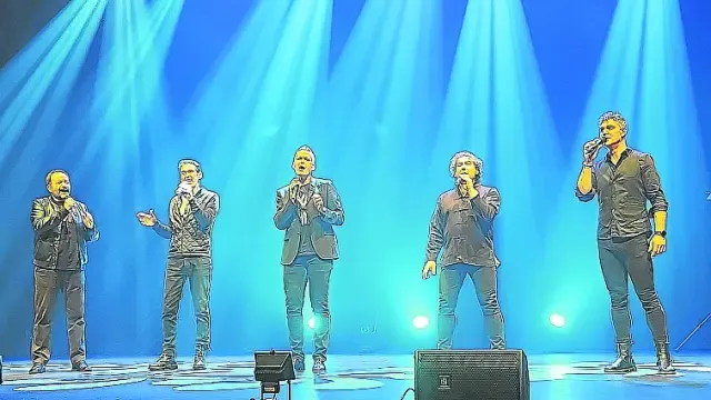 Imagen de la actuación de b vocal en Sabiñánigo