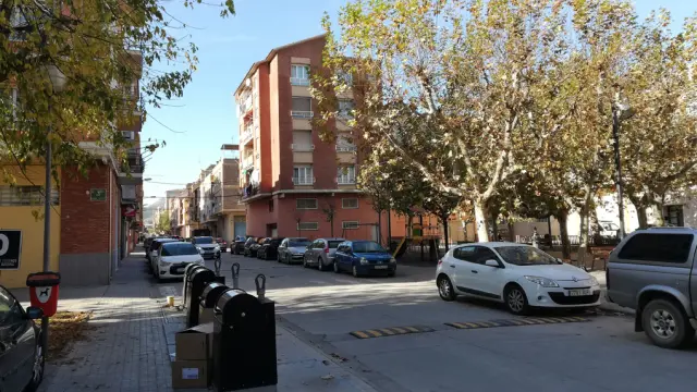 Imagen de la calle Huesca de Fraga