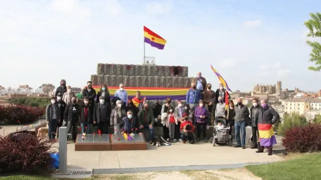 Imagen del acto celebrado en Huesca este miércoles.