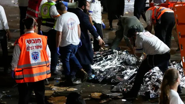 Son ya 45 los fallecidos en la estampida producida en una fiesta religiosa en Israel