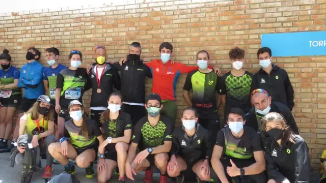 El equipo de la Selección de Aragón en Jaén