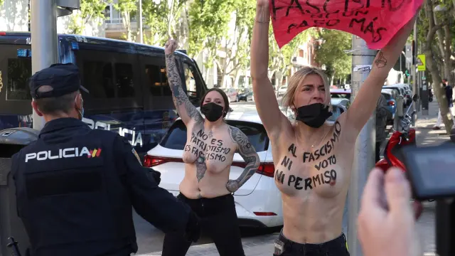 Activistas de Femen en Madrid