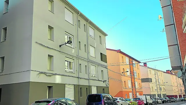 Finalizadas las obras de los bloques de viviendas del Grupo Bilbao en la calle Coli Escalona de Sabiñánigo.