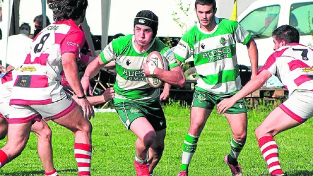 El Huesca Rugby logró un triunfo rotundo en Monzón.
