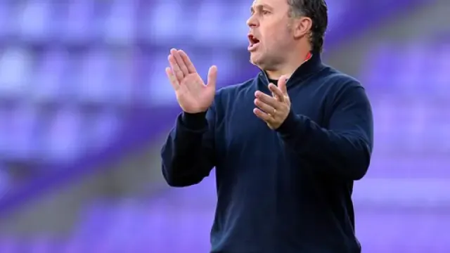 Sergio González, entrenador del Valladolid, durante el partido ante el Villarreal.
