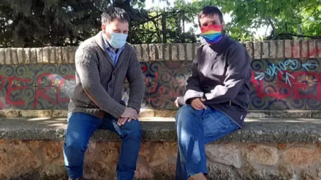 Óscar Sipán y Guillermo Boix, de Con Huesca Podemos Equo