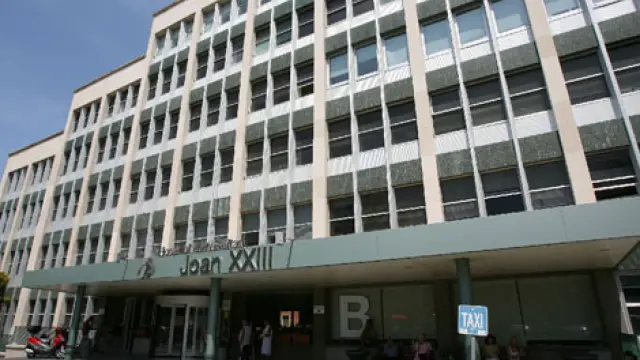 El Hospital Joan XXIII de Tarragona, donde se encuentra ingresada la víctima