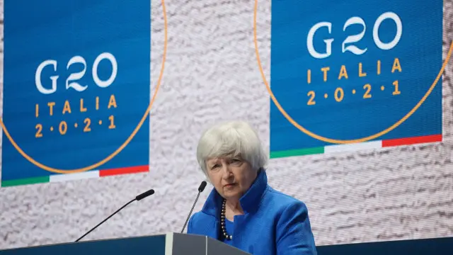 Yellen confía en que Estados Unidos apruebe el pacto fiscal global en la primavera de 2022.