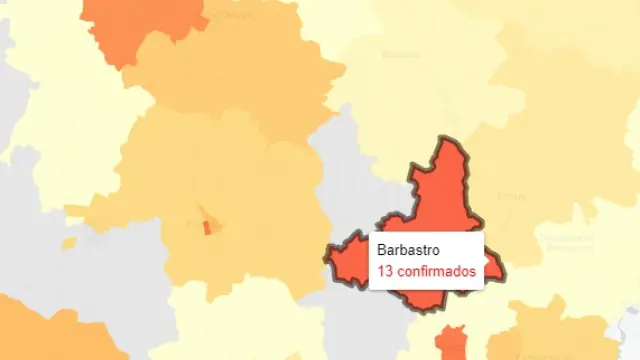 La zona de salud de Barbastro ha reportado este martes el número de casos más alto de la provincia de Huesca.