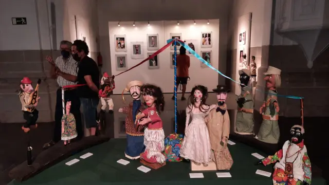 Exposición de títeres en Graus, en el marco de Nocte